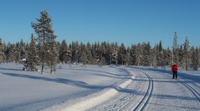 Hiihtoreitti alkaa aivat Eriklinnan läheltä